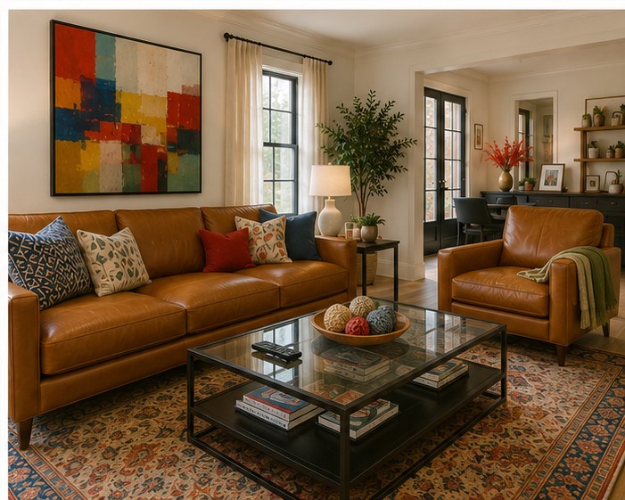 Living area cleaning